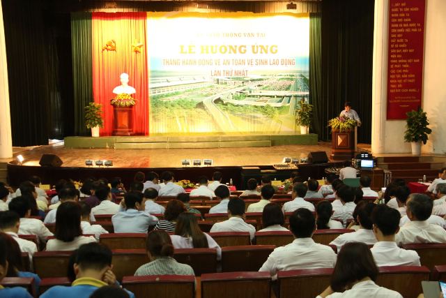 Bộ GTVT tổ chức lễ hưởng ứng Tháng hành động về an toàn vệ sinh lao động năm 2017